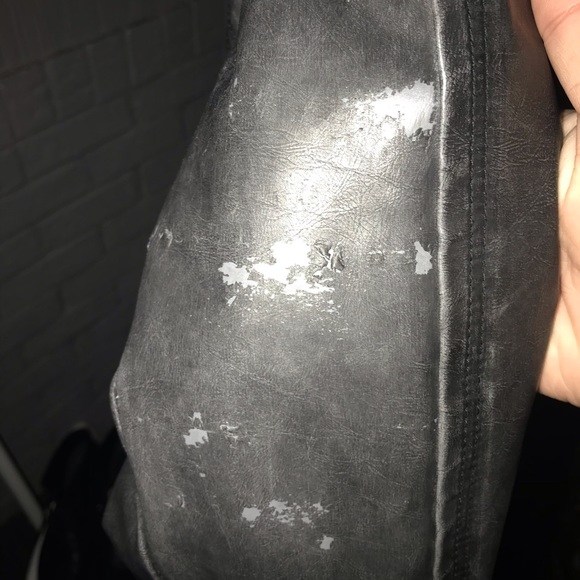 EMPRA Leather Jacket w/ Grey Hood - Picture 3 of 3